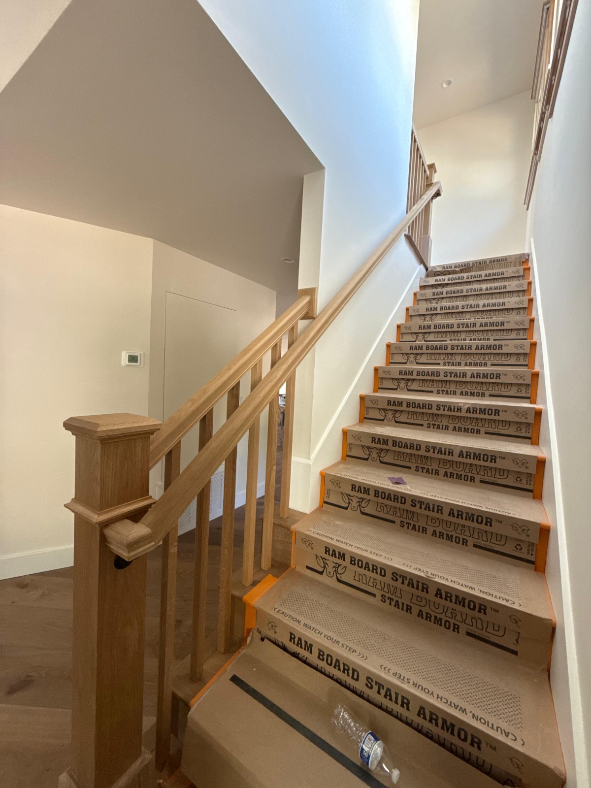Custom oak staircase and railing