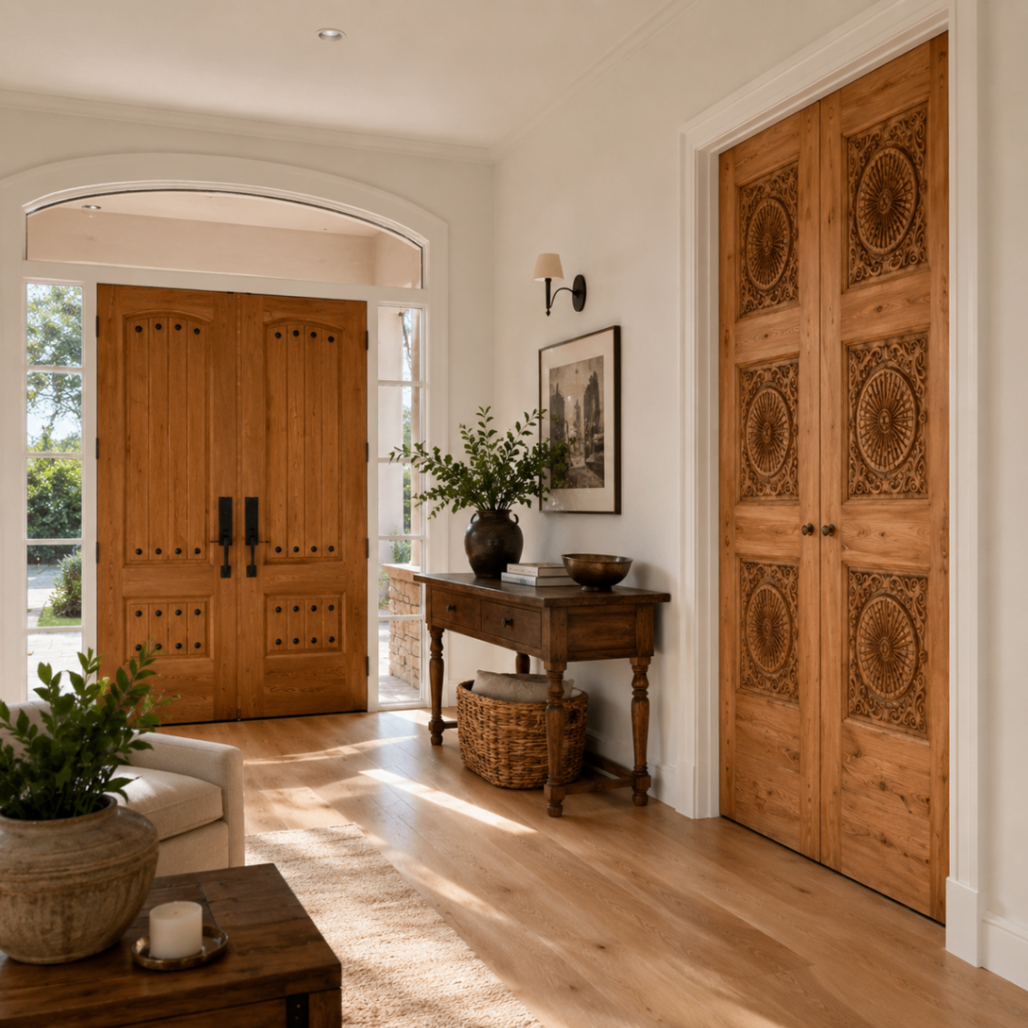 Custom home construction work